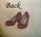Ruby Slippers Tattoo BACK